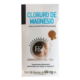 F&A Cloruro De Magnesio Suplemento Alimenticio 60 Capsulas
