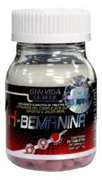 H bemamina c 30 tabletas mini frasco Gn+vida