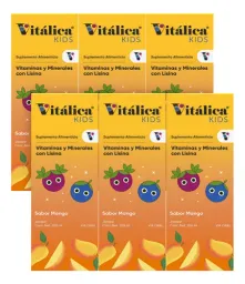 Vitalica kids jarabe sabor mango 250 ml