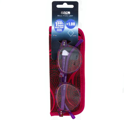 Lente Spl p1054-mo100 morado +1.00 c/estuche