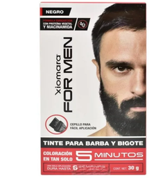 Tinte Xiomara For Men Barba y Bigote Negro 30 g