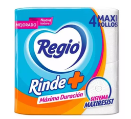 Papel Hig Regio 400 Hojas Rollo 4