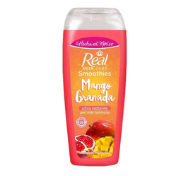 Crema liquida corporal Real Skin Care smoothies mango granada 400 ml