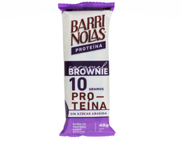 Barrita de proteina con cacahuate y almendra sabor a caramel brownie 43 gr Barrinolas