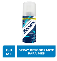 Mexsana Spray Desodorante para Pies  150 ml Aerosol Antibacterial + Antitranspirante