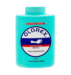 Talco Verde Olorex 200 Gr Oxido De Zinc.