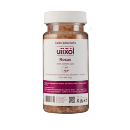 Sales para bano rosas 100 gr Uiixol