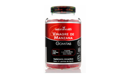 Gomita vinagre de manzana propionil L carnitina glicina adl-gza sab cereza Natural Health 100 gomita
