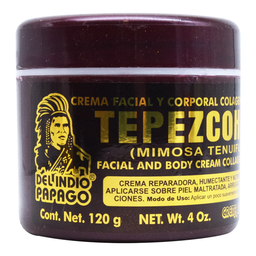 Crema tepezcohuite tinta barra Indio Papago 125g
