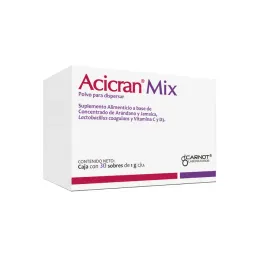 Probioticos extracto de arandanos caja con 30 softgel Maklen