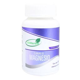 Cloruro de magnesio c 60 caps 500 mg Vitherbal