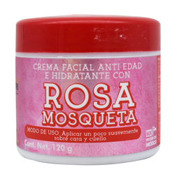 Crema rosa mosqueta y vitamina E Raramuri tarro C/120
