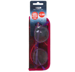 Lente Spl p1054-mo200 morado +2.00 c/estuche
