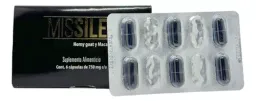 Missile cartera con 1 blister de 6 capsulas de 750 mg c u Natural Health