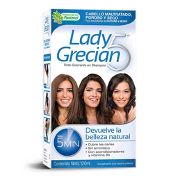 Lady grecian  tinte 5 brittle hair