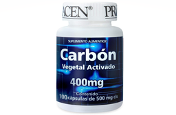 Caps carbon vegetal C/100 500 mg 1X56 Pronacen