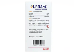 Bifebral 400 Mg 12 comprimidos