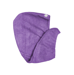 Toga Toalla Para Cabello Lila