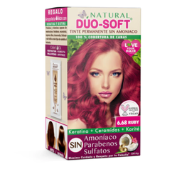Tinte sin amoniaco 6.88 ruby 60 g natural Duo Soft