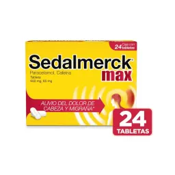Sedalmerck Max Blist Tab C/24 (Cafeina/Paracetamol)