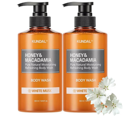 Crema corporal de miel y macadamia white musk 500 ml Kundal