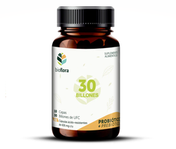 Probioticos 30 billones 60 capsulas Bioflora