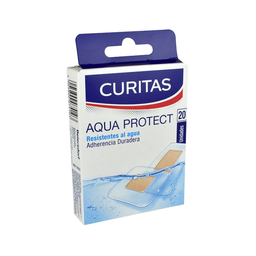 Curitas aqua protect  resistentes al agua 20 pza