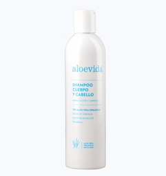 Shampoo cuerpo y cabello  70% aloe vera 280 ml Aloe Vida