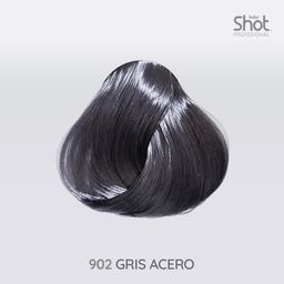 Tinte gris acero 90 gr 20 vol Kolor Shot