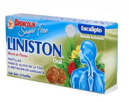 Liniston eucalipto 16 pastillas sugar free Broncolin