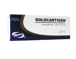 Dolocartigen 50/15 Mg 20 Caps (Diacereina/Meloxicam)