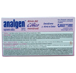Analgen Colico-Menst 220Mg 10 Tab (Naproxeno Sodico)