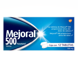 Mejoral 500 mg 12 tab paracetamol
