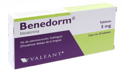 Benedorm 5 Mg 20 Tab (Melatonina)
