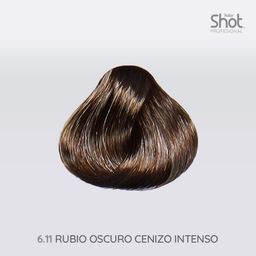 Tinte rubio oscuro cenizo intenso 90 gr 20 vol Kolor Shot