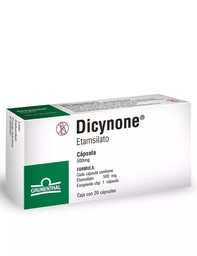 Dicynone 500 Mg 20 Caps (Etamsilato)