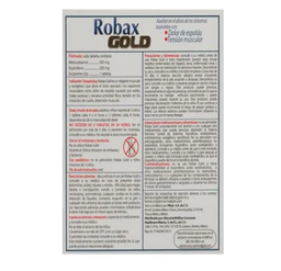 Robax Gold 500/200Mg Tab 24 (Metocarbamol/Ibuprofeno)