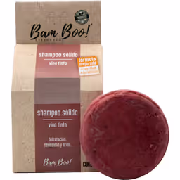 Shampoo solido vino tinto 80 gr Bam Boo Lifestyle