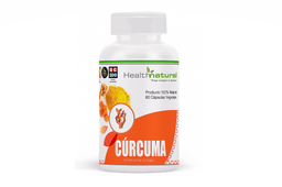 Curcuma frasco con 60 capsulas de 550 mg c u Natural Health