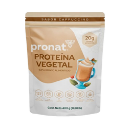 Proteina vegetal cappuccino 400 g Pronat