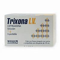 Trixona i.v. 1 g sol iny 1 fa/diluy 10 ml ceftriaxona