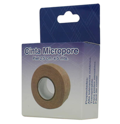 Cinta micropor piel Quimicos Cali 2.5cm x 5mt