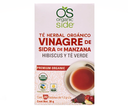 Te vinagre de sidra de manzana 20 bolsitas Organic Side