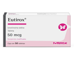 Eutirox 50 Mcg 50 Tab 3490 (Levotiroxina sodica)