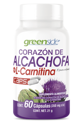 Corazon de alcachofa + l-carnitina Greenside 60 cap