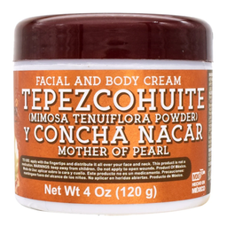 Crema Tepezcohuite Y Concha Nacartarro C/120G
