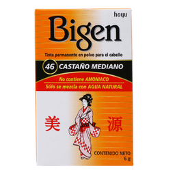 Tinte Bigen Men s polvo castaño medio 46 6 g