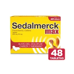 Sedalmerck Max C/48 Tabletas (Cafeina/Paracetamol)