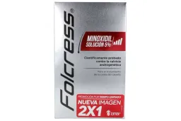 Tratamiento Folcress minoxidiil 2X1
