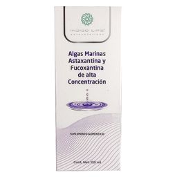 Algas marinas  astaxantina y fucoxantina de alta concentracion 120 ml Indigo Life